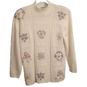 Koret Petites embellished / embroidered swe